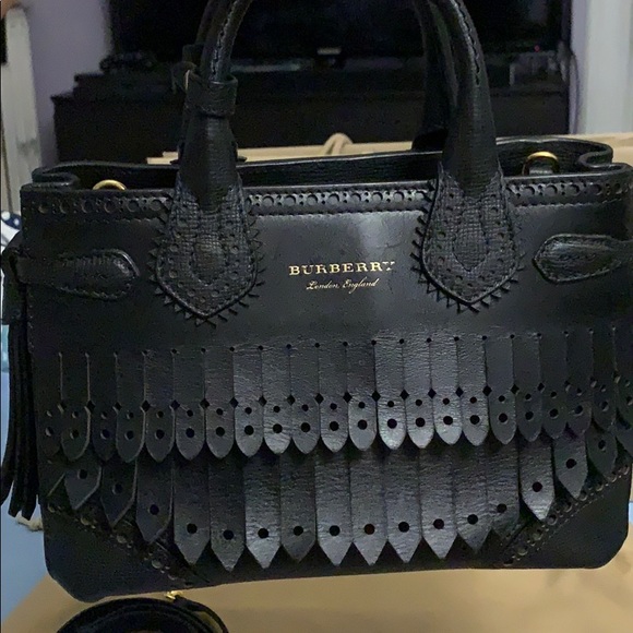 Burberry The Small Banner with Brogue Detail - Picture 2 of 8